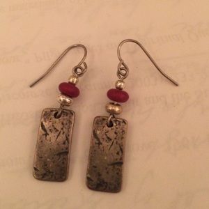 Tiny and simple handmade earrings