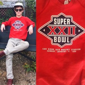 Super Bowl XXII vintage sweatshirt