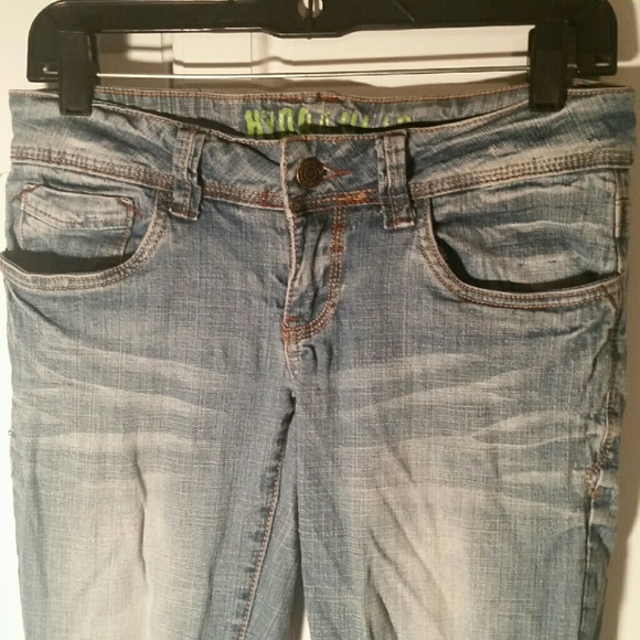 Stone wash skinny jeans