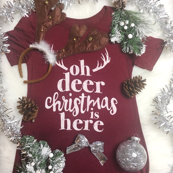 Oh Deer Hi-Lo Dress
