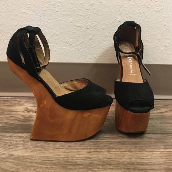 🚫 SOLD!! 🚫Jeffrey Campbell St8up Wedges - Picture 3 of 6