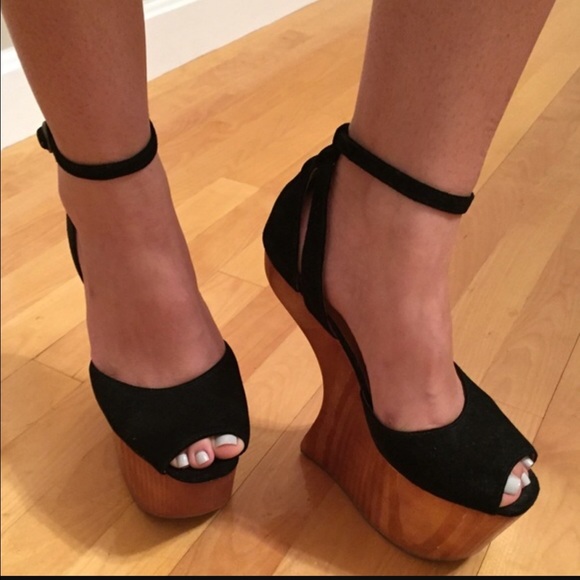 🚫 SOLD!! 🚫Jeffrey Campbell St8up Wedges - Picture 2 of 6