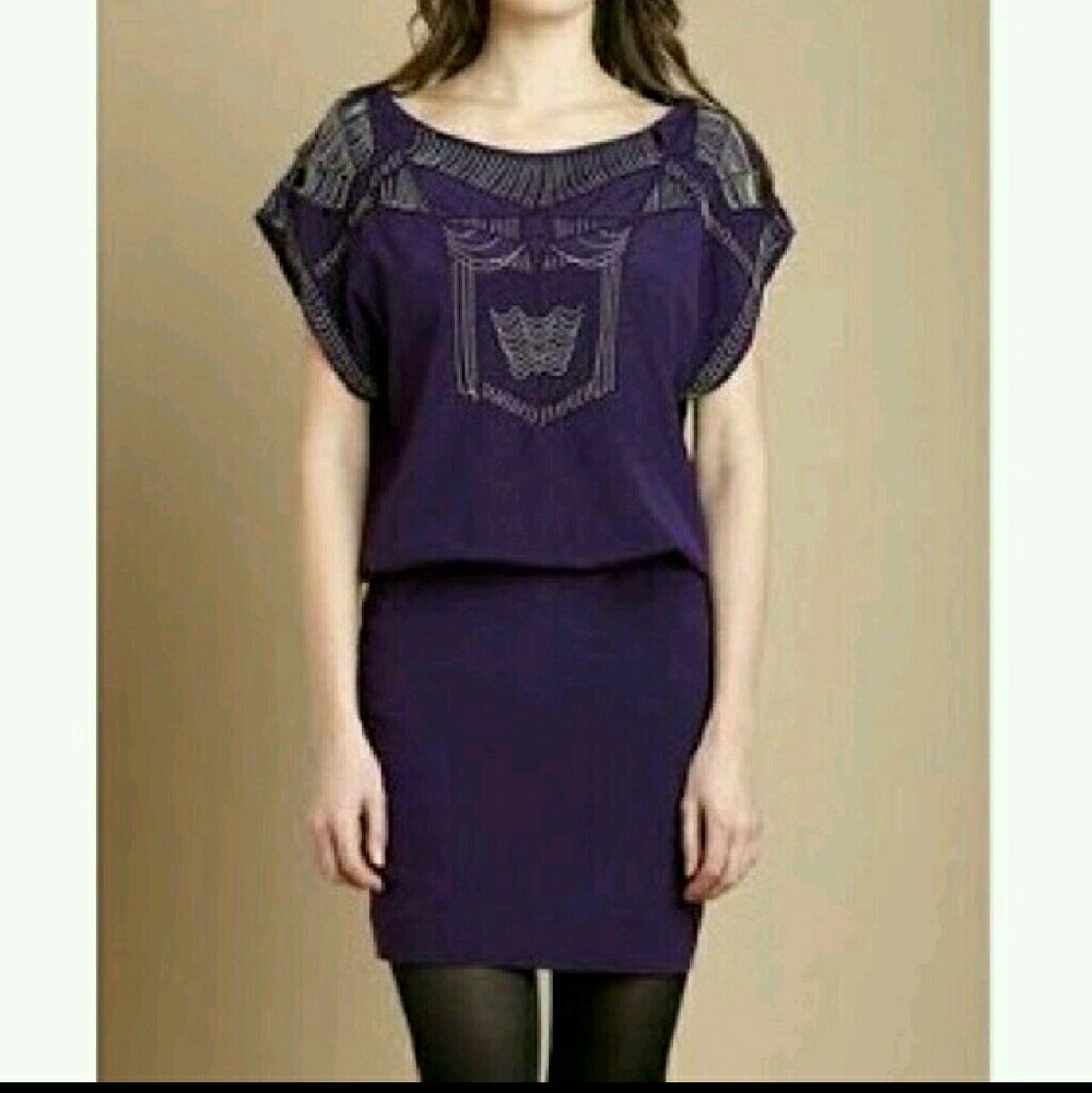 Nicole Miller Purple dress
