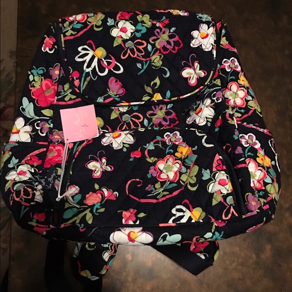 Vera Bradley double zip backpack, NWT.