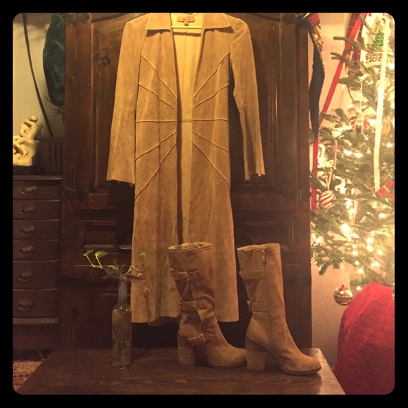 Arden B Jackets & Blazers - Suede duster LAST CHANCE LOWEST PRICE