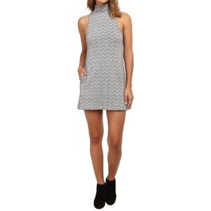 Free people Chevron duofold twiggy shift dress XS