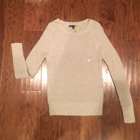 American eagle textured shimmer sweater