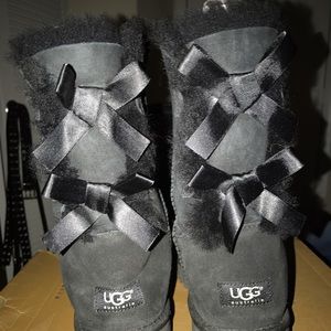 Black UGG boots