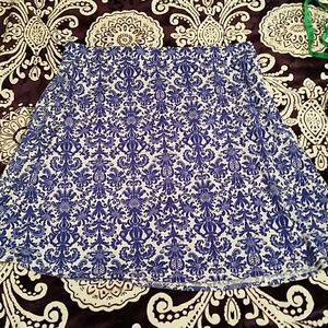 NWT Cato Damask Circle Skirt