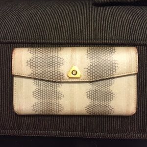 Alexander Wang Snakeskin Print wallet