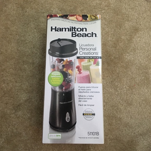 Hamilton beach blender with travel lid