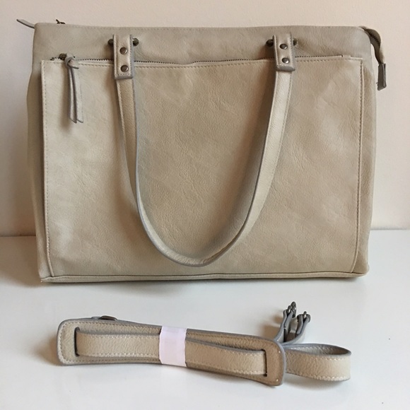 Free People Large Handbag in Cream