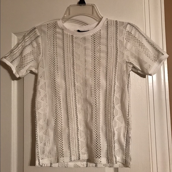 Netted tee from Top Shop