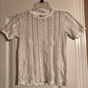 Netted tee from Top Shop