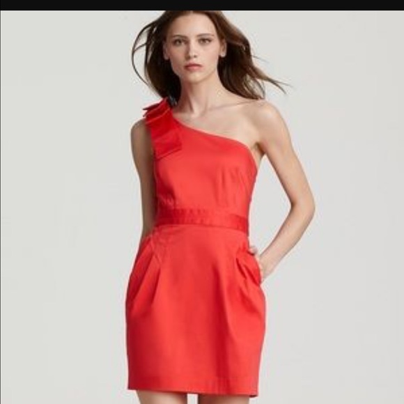 Worn once! Perfect holiday dress with fancy bow!