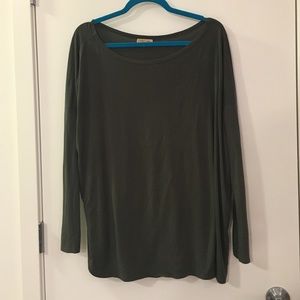 Hunter green Piko top