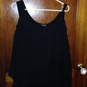 Venus hi-low cold shoulder blouse