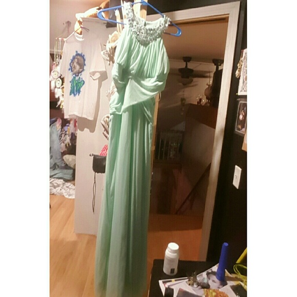 🔥 PRICE DROP 🔥Mint Prom Dress
