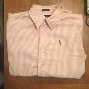 Pink & White Ralph Lauren Long-Sleeve Polo-6