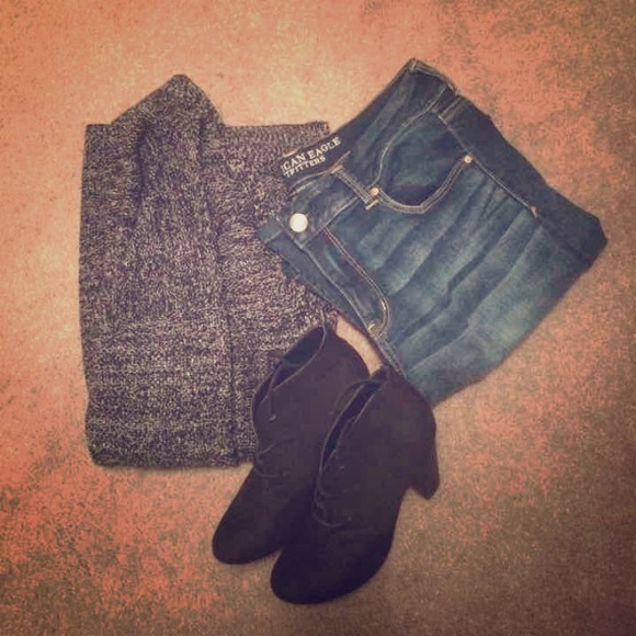 Black and white cardigan