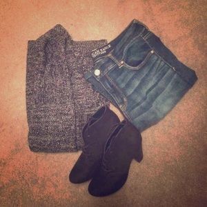 Black and white cardigan