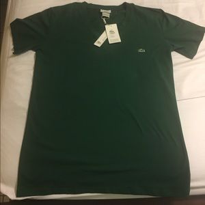 Lacoste T-Shirt Forest Green Men Sz. 5