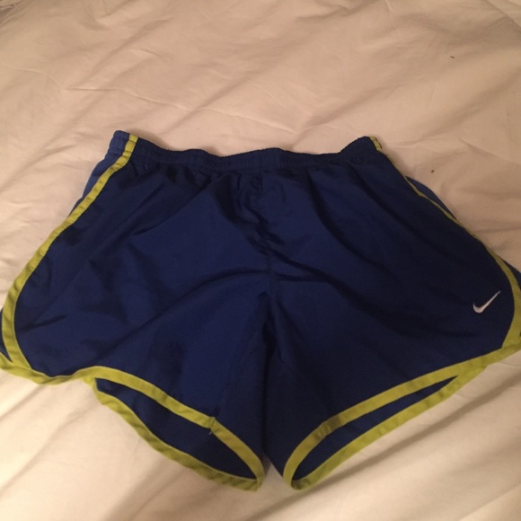 Nike blue and yellow shorts