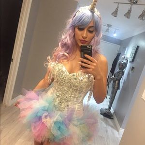 Beautiful unicorn costume