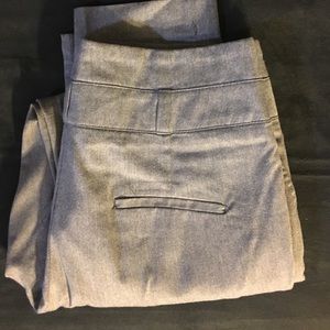 Zara high-wasted grey trousers