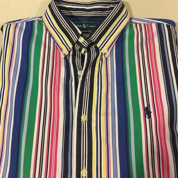 Rl Custom Fit Xl Multiple Colors Striped - image 1