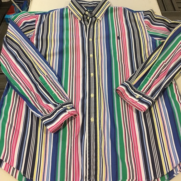 Rl Custom Fit Xl Multiple Colors Striped - image 3