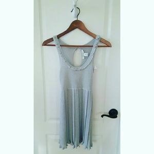 Silver Blousan Dress from White House Black Market