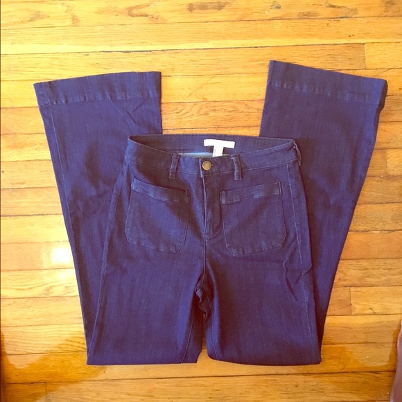 Forever 21 Life In Progress Dark Blue Jean Sz 27