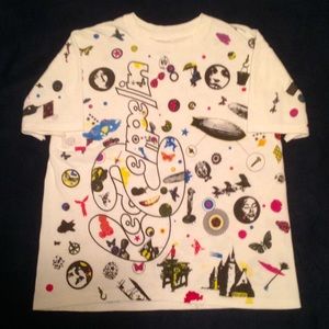 Led Zeppelin III Rare Vintage 90's AllOverPrint T