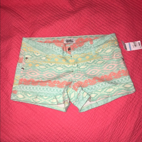 Tribal print shorts