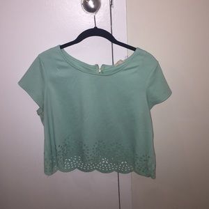 Pale Green Top