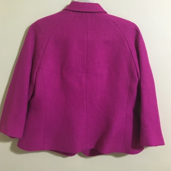 NWT TALBOTS pink plum coat size 12P - Picture 2 of 6