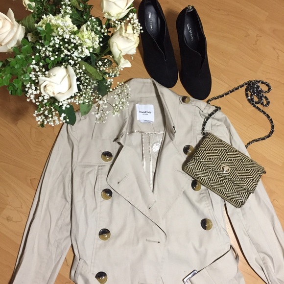 Bebe trench coat