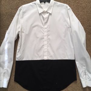 Sandro two tone button down
