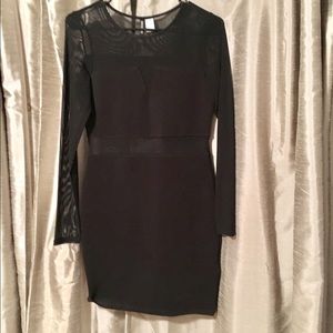 Divided by H&M Mesh panel bodycon dress
