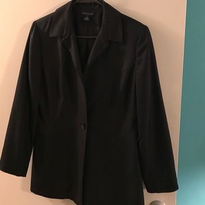 Ann Taylor black  silk jacket.