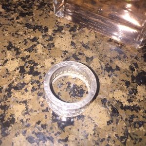 BVLGARI Silver Swarovski Ring 💍