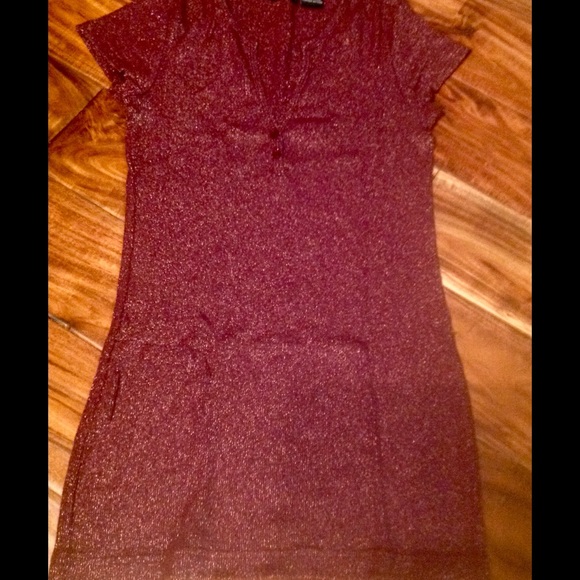 Girls Shimmering Long Top