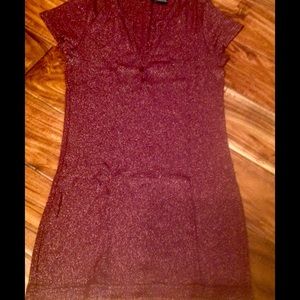 Girls Shimmering Long Top
