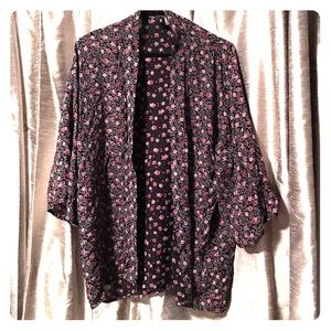 H&M floral kimono