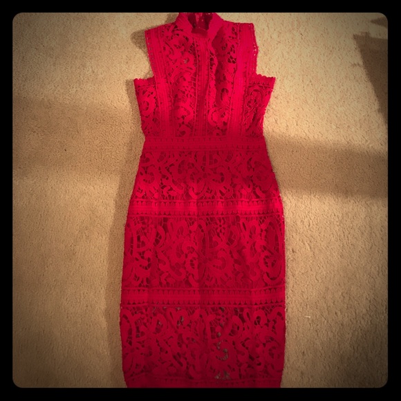 Lace designed dresss