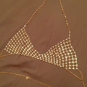 Rhinestone bralette