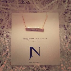 ‼️REDUCED🌟LOVE 18k Gold-Plated Necklace