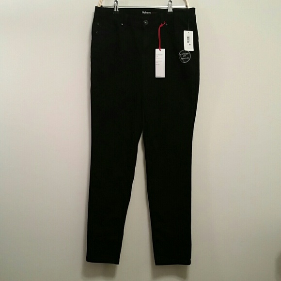 NWT Style&Co Black Denim Skinny Leg Pants - Picture 1 of 4