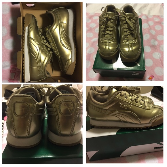 Metallic Gold Puma 11C (toddler)
